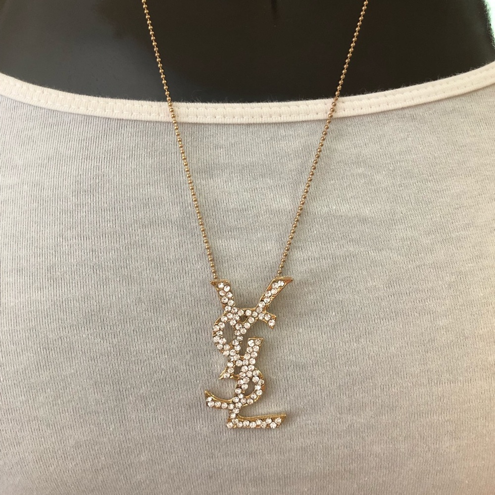 YSL YVES SAINT LAURENT Charm Necklace